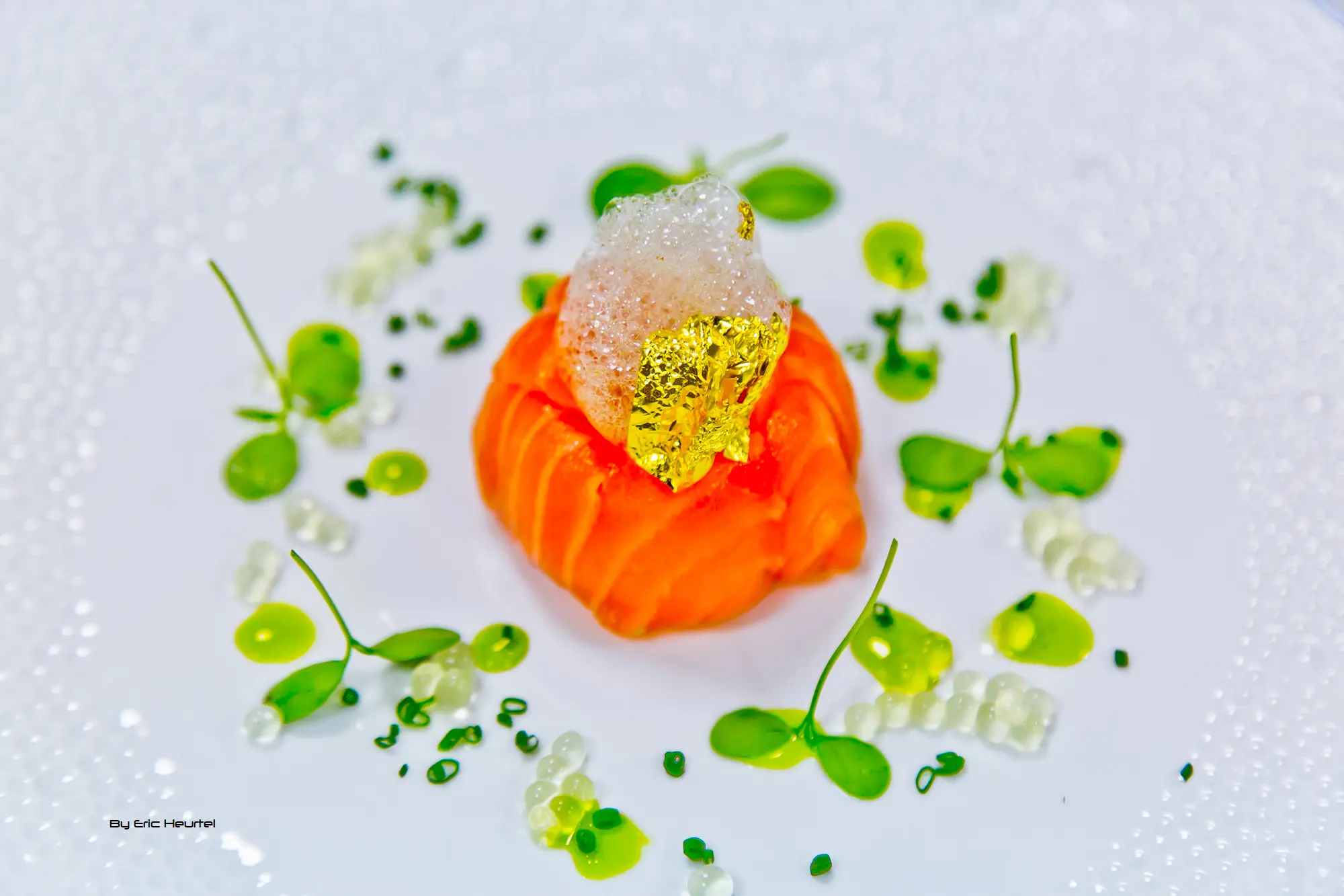 Plat gastronomique préparé par un chef à domicile en Normandie